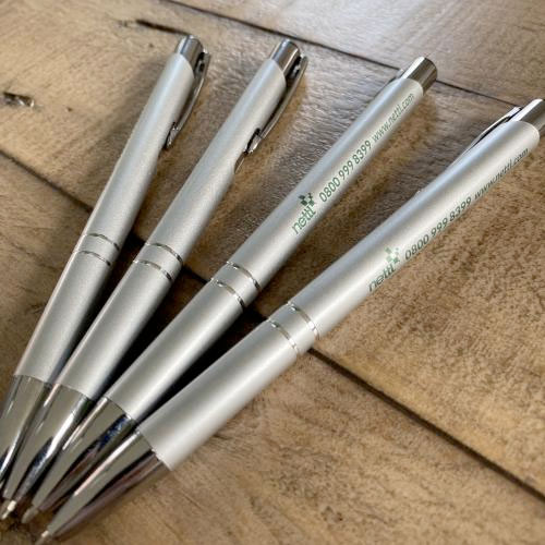 Aluminium Click Ballpoint Pens