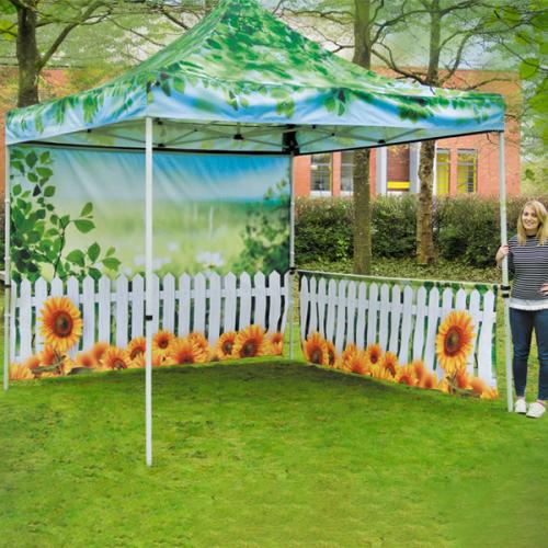 Printed Gazebos, a great way to promote your business or organisation when at a show or event